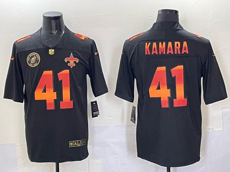 Men 2025 New Orleans Saints #4 Kamara black Limited NFL Jersey 007->new orleans saints->NFL Jersey